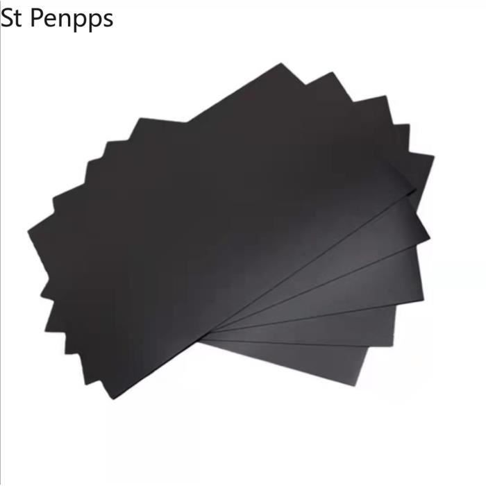 Lot De 60 Feuilles Magnétiques Adhésives Souples Et Solides - Format 8,5 X 11 Pouces - Idéal Pour Bricolage Et Affichage