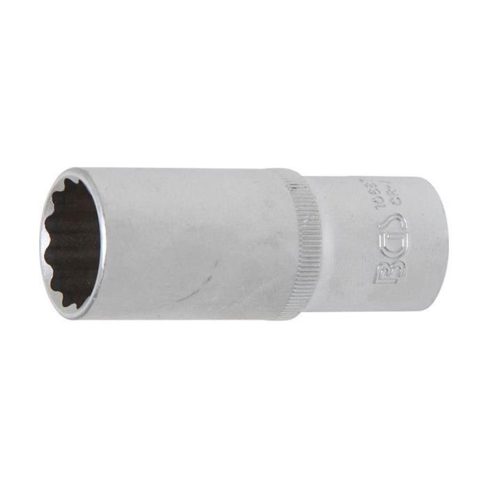 Douille pour clé, douze pans, profonde 12,5 mm (1/2\