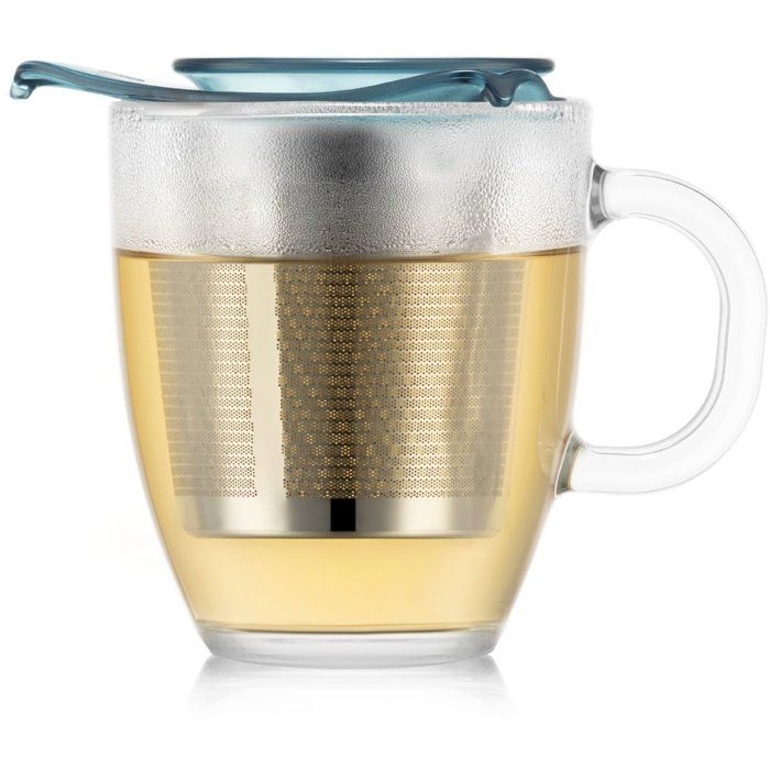 Set BODUM Yo Yo Mug en verre trempé avec infuseur à thé en inox Individuel 035 + Set BODUM Yo Yo Individue - vue 2
