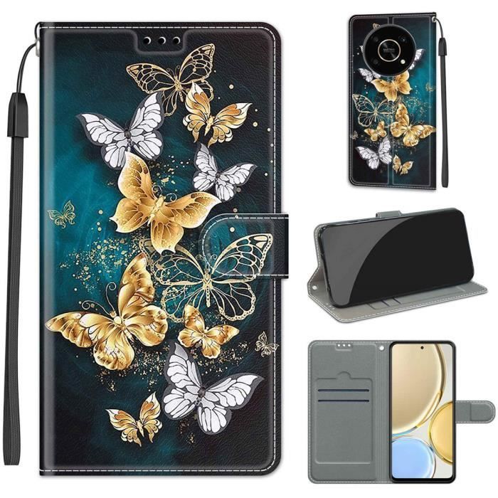 GOKEN Coque Étui Pour Honor 400 Smart - Housse En Cuir Synthétique Et