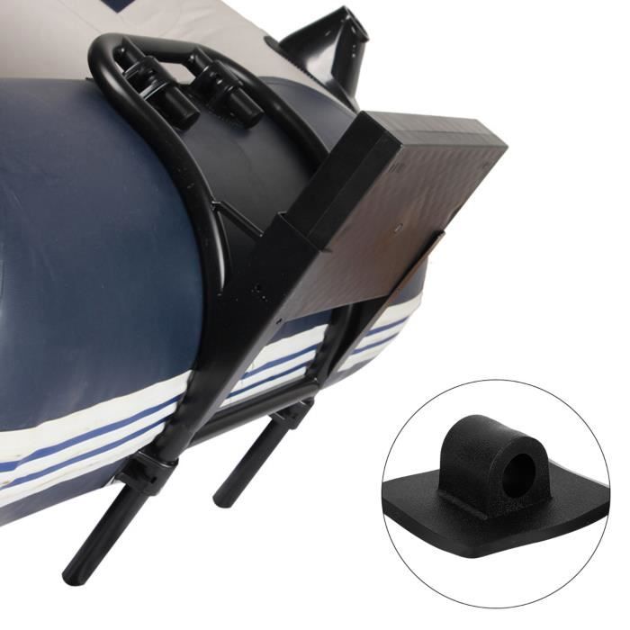 2 Clips De Support Moteur Pour Kayak, Bateau, Canoë – Plastique Noir – Dimensions 9,7 X 9,4 X 1,9 Cm