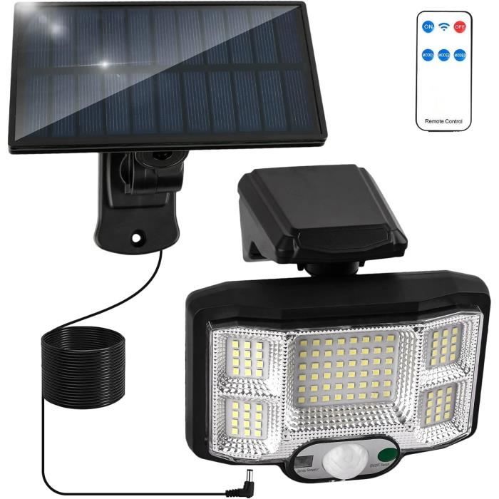 Lampes Solaires Extrieur Avec Dtecteur De Mouvement 96 Led Applique ...