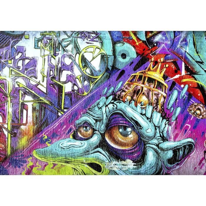 Papier Peint Intissé Graffiti Street Art 200X140 Cm - Panoramique Image ...