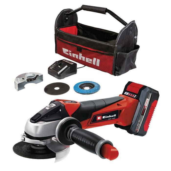 Einhell Meuleuse d'angle 115mm sans fil TE AG 18115 Li Solo Power X Change 18V 8500 trsmin Livré sans Batterie ni Chargeur - vue 4