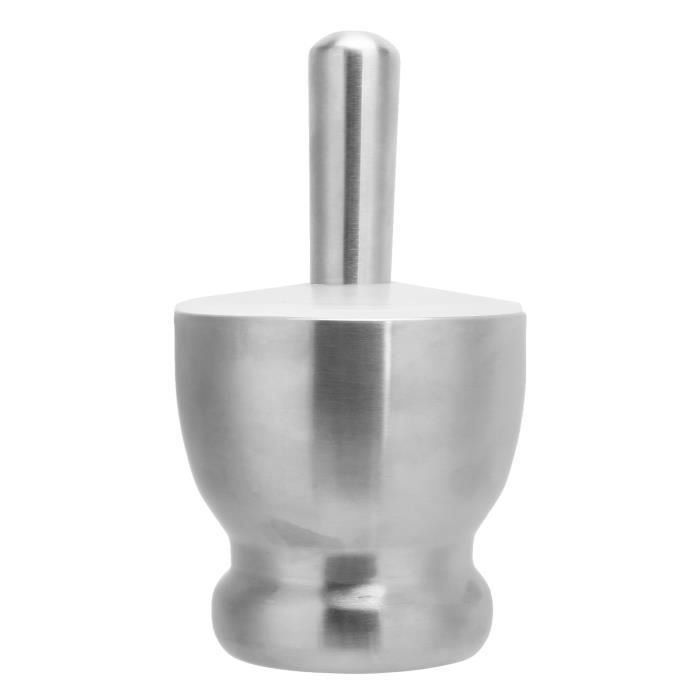 Ensemble Mortier Et Pilon En Plastique (PP) - Moulin à Épices, Pâtes, Assaisonnements (Noir)