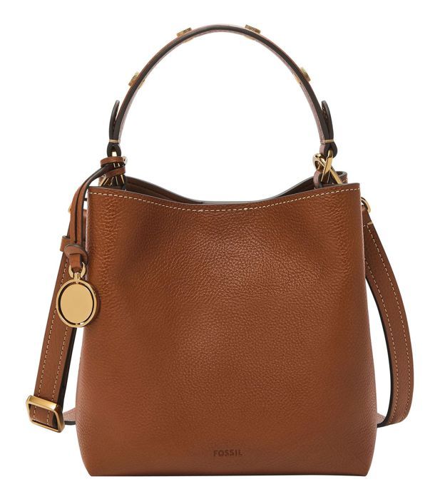 FOSSIL Sac a epaule bandouliere marron pour femme Jessie Bucket Crossbody Bag S 254331 marron Cdiscount Bagagerie Maroquinerie