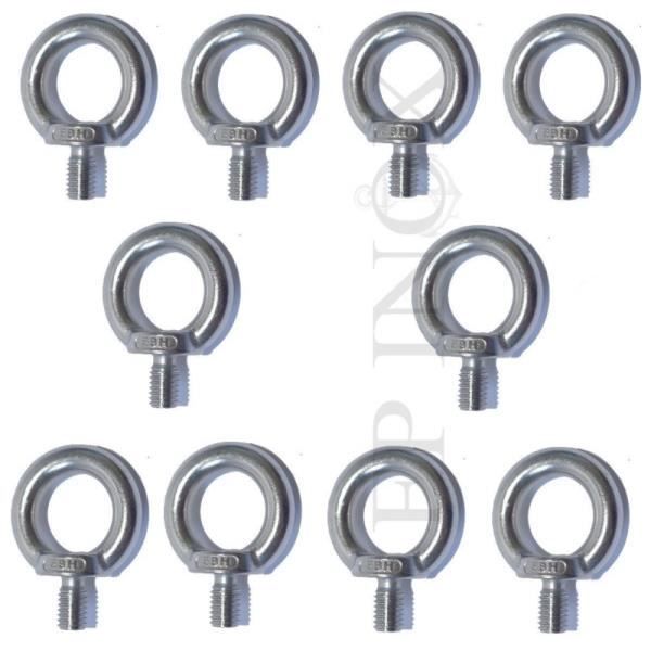 Anneau Tige Filetée M 5mm ( Lot de 10 ) inox A4 Piton Cdiscount Bricolage