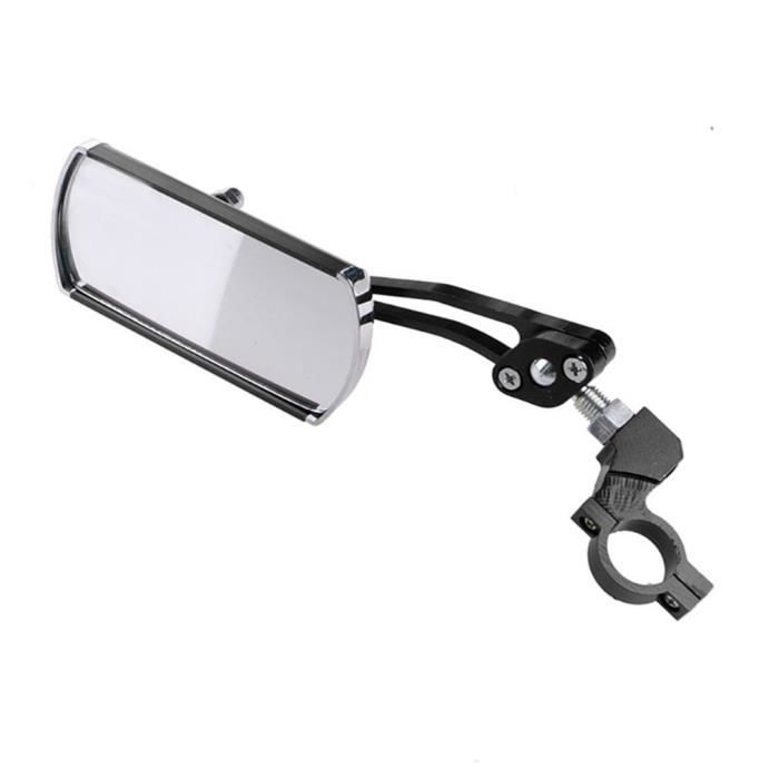 Rétroviseurs De Guidon De Vélo WEST BIKING - Paire Noire Antireflet, Fixation Par Sangle, 203.6g