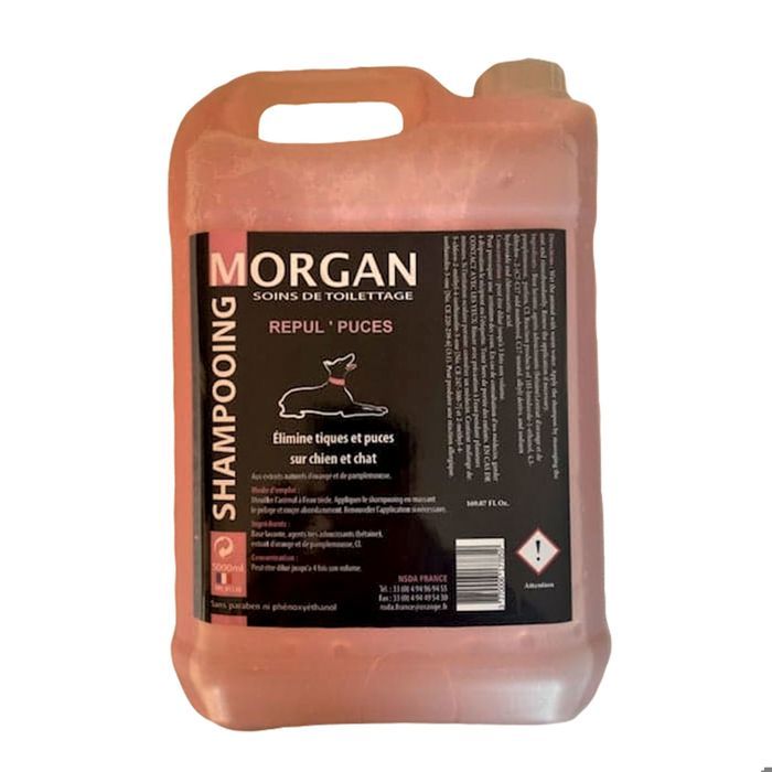 Shampoing RepulPuces Morgan : 5L - MORGAN