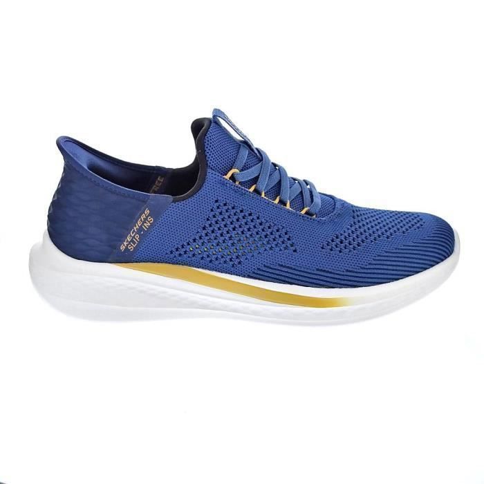 Skechers Baskets - SKECHERS - Slade Quinto - Bleu - Homme - Synthétique