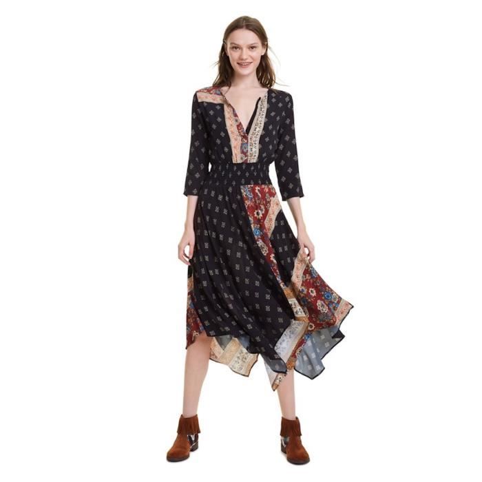 robe patchwork desigual