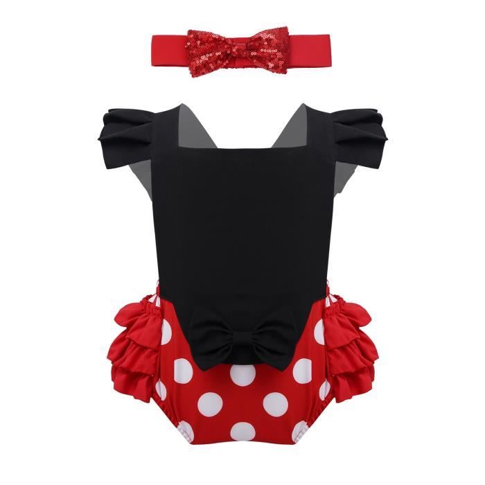 Barboteuse Bebe Fille Naissance Body A Pois Combinaison Noel Enfant Avec Bandeau Cheveux Ensemble Vetements Pyjama 9 Mois 3 Ans Noir Cdiscount Pret A Porter