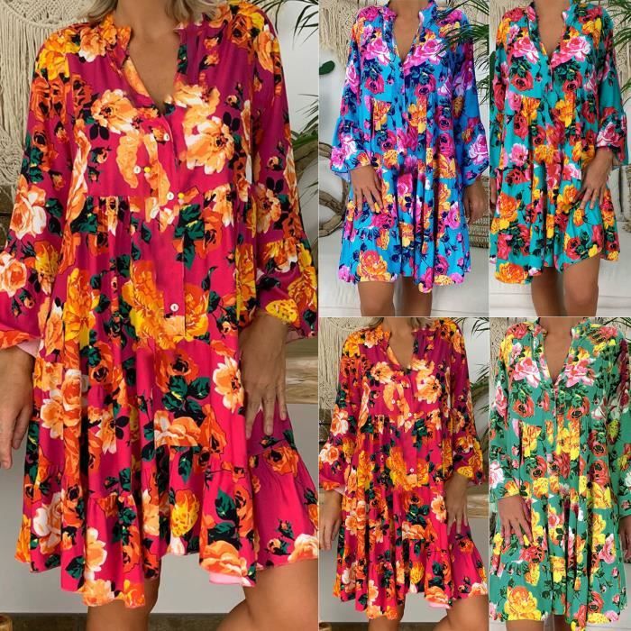 Robe Kensie Girl Imprimé Floral, Col V Sans Manches, Ourlet Mouchoir, Taille 14, Neuve