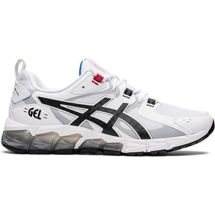 Asics blanche clearance tache noir