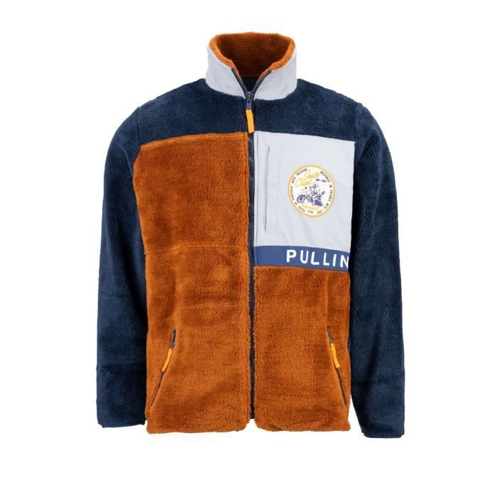 Pull Polaire Sherpa Pull-in - Homme - Denim - Ski - Montagne - Manches  longues Denim - Cdiscount Sport