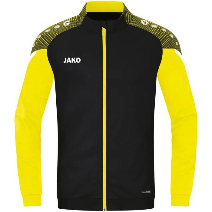 Veste de survêtement enfant Jako Performance - noir/jaune Veste de survêtement enfant Jako Performance - noir/jaune