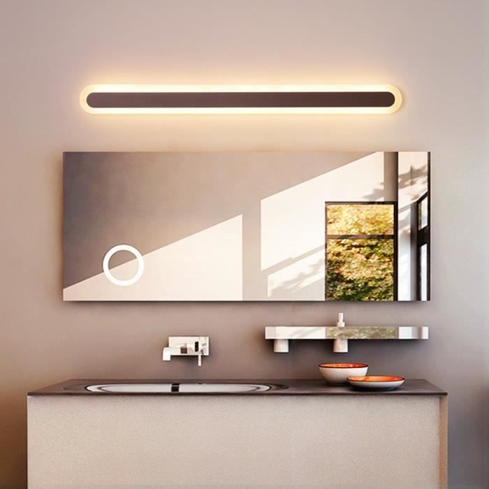 Meilleurs prix pour LED Lampe pour Mirior Brun Applique Mural IP44 Moderne Miroir-Avant Garde-robe Eclairage de Salle de BainTableaux Luminaire