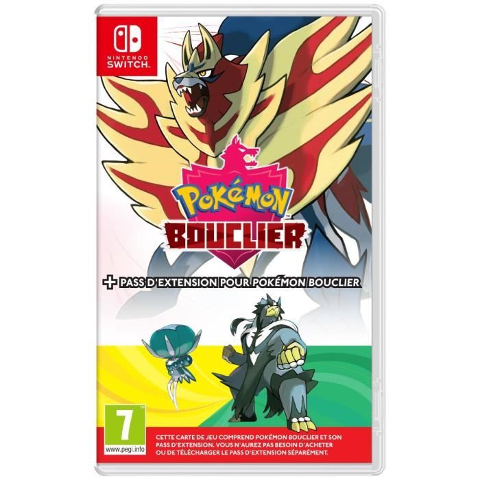 Pokemon Edition Bouclier + Pass D'Extension Pokemon Bouclier