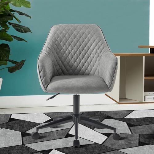 Chaise De Bureau Profil D Arc Eponge Haute Elasticite Siege Rembourre Gris Retro Achat Vente Chaise Cdiscount