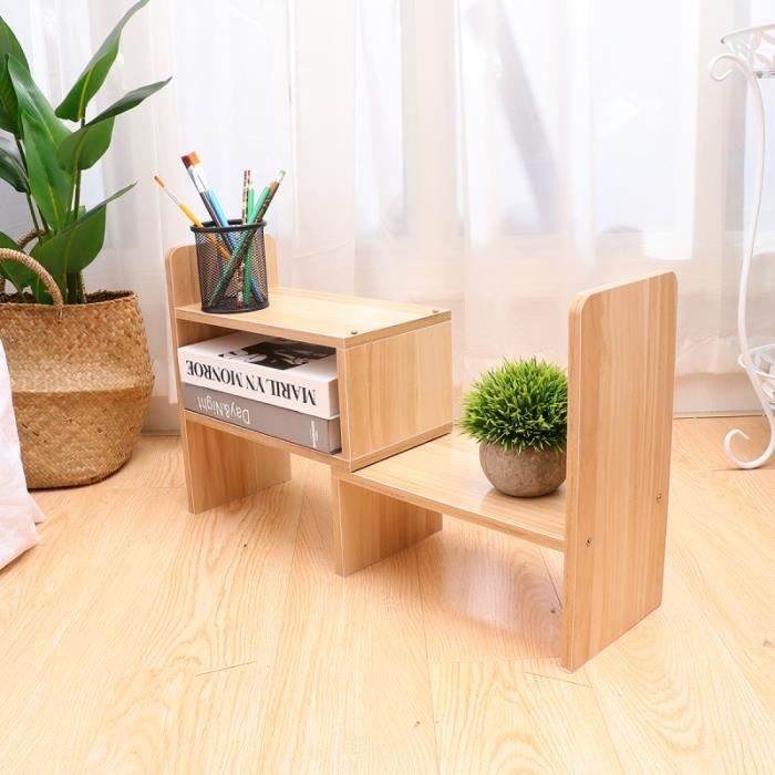 table en bois simple petite etagere bibliotheque de bureau moderne livre de book board style de etagere murale echelle etagere cdiscount maison
