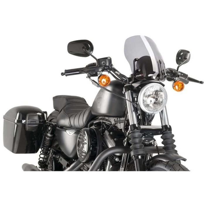 BMW R1200R 2016 Saute-Vent New Generation Touring - Fumé foncé BMW R1200R 2016 Saute-Vent New Generation Touring - Fumé foncé