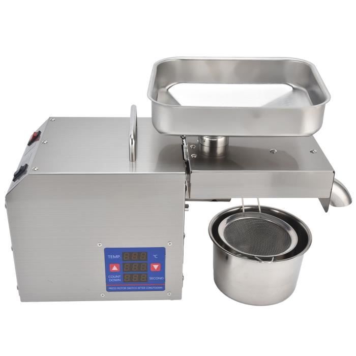 CGOLDENWALL 1500W Presse à Huile Autoatique à Chaud/Froid en Acier