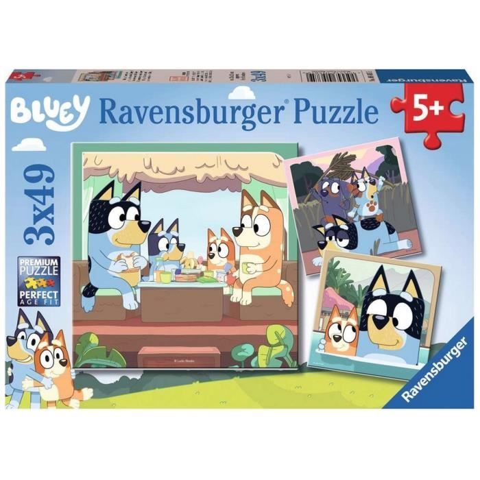 Ravensburger Bluey aventures 3x49 pcs - vue 2