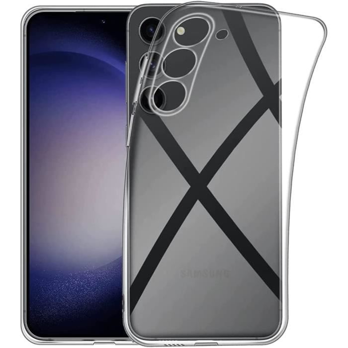 Compatible Samsung Galaxy S23 5G Coque arrière transparente en silicone souple et solide [Novago]