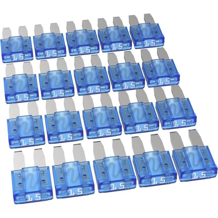 Fusibles Lames HSB 30A - 3 Pièces - Pour Modèles Opel Et Volkswagen - Qualité Allemande, 32V DC Max