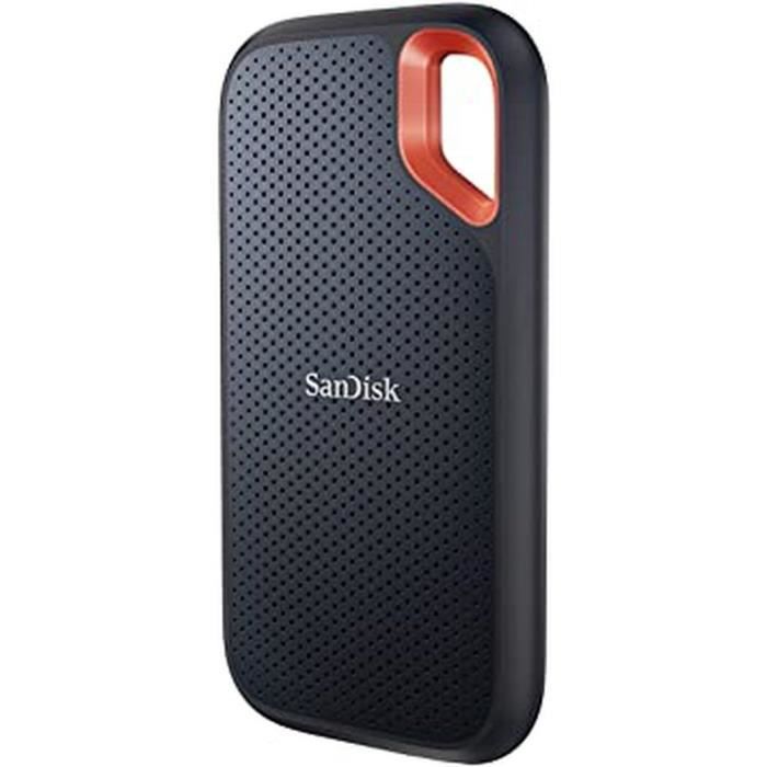 SanDisk Extreme 4 To NVMe SSD disque externe USB C jusqu'à 1 050 Mo/ en vitesse de lecture et 1 000 Mo/ en vitesse d'écriture - vue 2