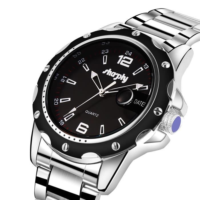 Les montres hommes marque de luxe 2020 sport bracelet en acier