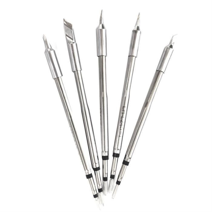 Lot De 10 Pointes à Souder - Compatible Weller WES51, WES50, WE1010 - 60W/50W