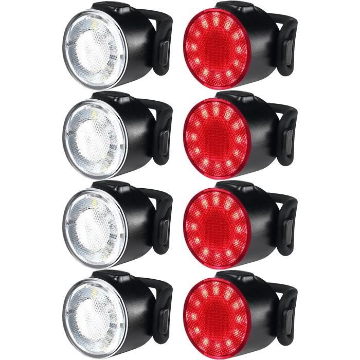 Le Eclairage Velo Avant Et Arrire 3 Modes Lumi Piles Incluses Feu Pour