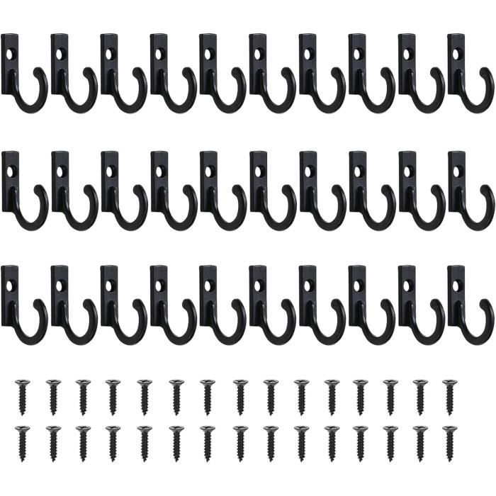 9 Crochets Adhésifs DECARETA Pour Bijoux - Porte Colliers, Boucles D'oreilles, Bagues | Range-bijoux Mural