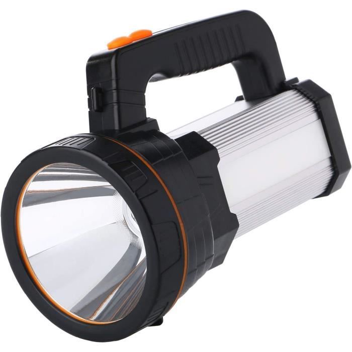Lampe LED Rechargeable 3000LM - 6000mAh, Avec Aimant Et Crochet, Pour Atelier, Camping, Dépannage - 6
