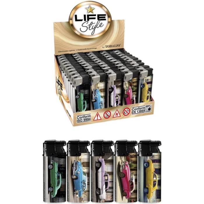 Grands CLIPPER Briquets à Pierre Rechargeable à Gaz