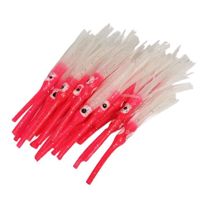 Senvenelec Appât Souple, appât de pêche bionique Souple appât en Plastique Souple, appât bionique Souple en Silicone, appât artificiel de pêche en mer