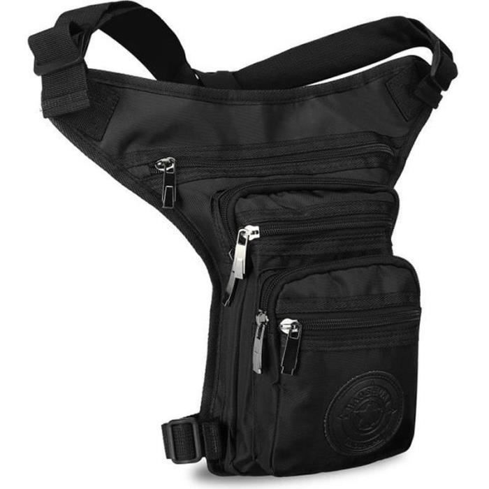 Sacoche Banane Ceinture Noire Pour Moto Et équitation - Neuve Avec étiquettes, Style Bandoulière
