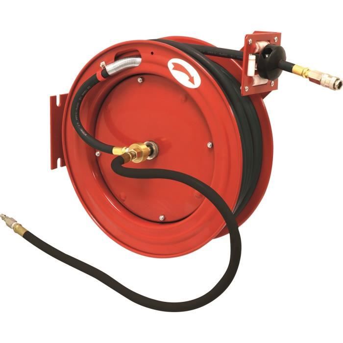 Enrouleur pneumatique automatique 15 mètres Drakkar Equipement 09485