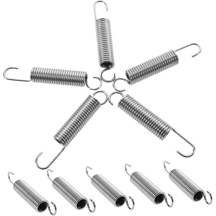 10 Ressorts De Rechange Pour Poignée De Porte - 2,5 Tours - Acier Inoxydable - Diamètre 19/28mm