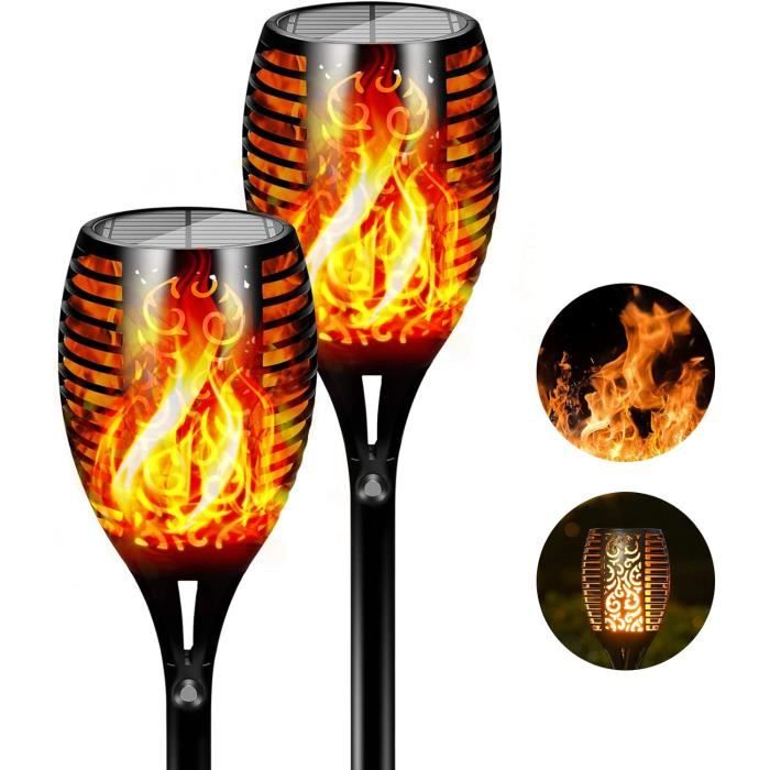 NAIZY 12 Pièces Torche De Jardin Torches à Huile Pour L'extérieur Avec