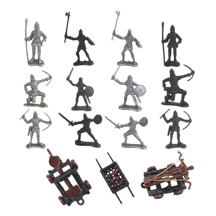 Set 28 Pièces Figurines Chevaliers Médiévaux Avec Chevaux - Éducatif, Neuf, à Partir De 4 Ans