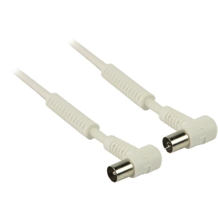 Câble coaxial haute qualité mâle/femelle pour antenne TV (1.5 mètre) - Câble  antenne TV Générique sur LDLC.com