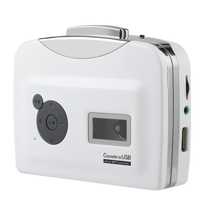 Convertisseur de cassette en MP3 - FDIT - Lecteur portable - Bluetooth