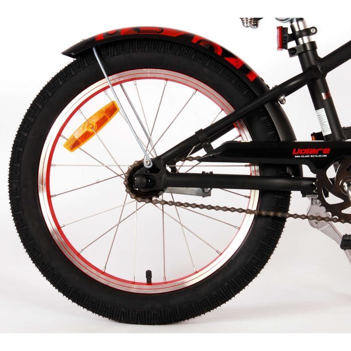 Vélo pour enfants Volégaire Miracle Cruiser - Boys - 18 pouces - Noir - Collection Prime