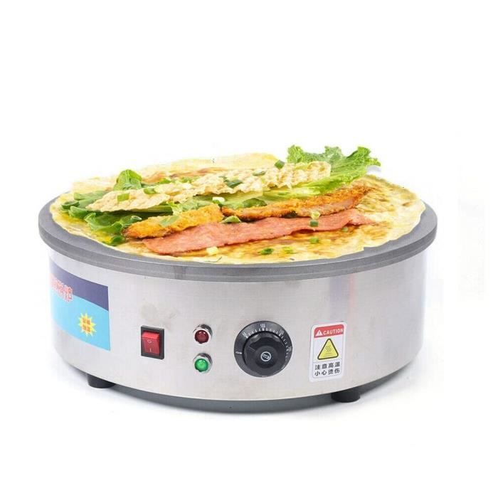 Crêpière Électrique Antiadhésive, Mini Machine à Crêpes Portable compatible avec Petit-Déjeuner Déjeuner Dîner Collations, Panini Crêpière Prise EU