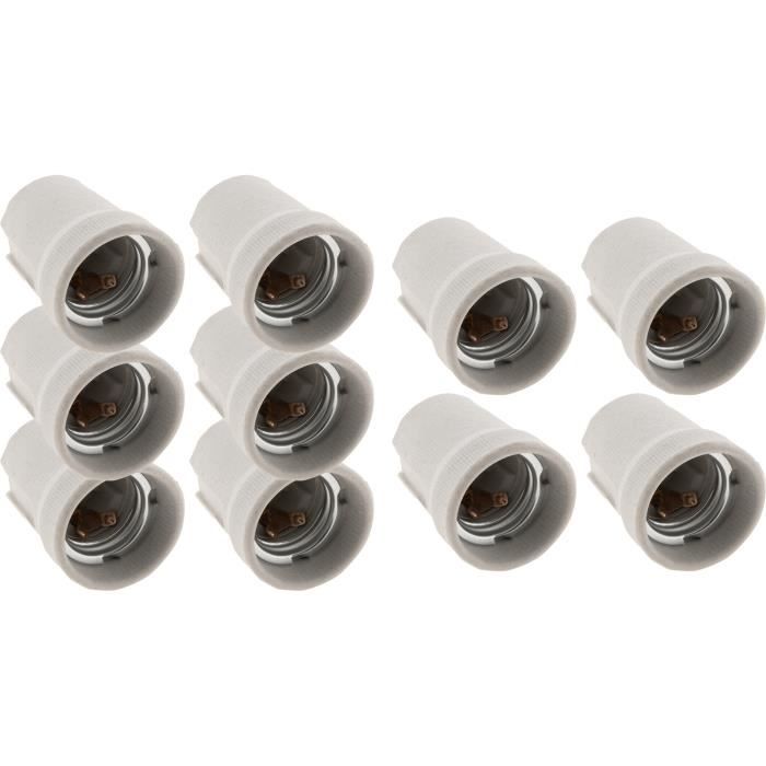 6 Pièces Douille de Lampe E27 Support D'ampoule 2A 250V Douille de 6 Pièces Douille de Lampe E27 Support D'ampoule 2A 250V Douille de