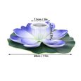 VGEBY Lumière flottante de lotus Lumières de piscine solaires pour bassin LED Lampe flottante étanche à fleur de lotus à-1
