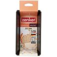 Zenker   Moule à Cake Special Mini 20,5x11,5x7 cm Noir Acier Inoxydable, 5 x 11,5 x 7 cm - 7685-1