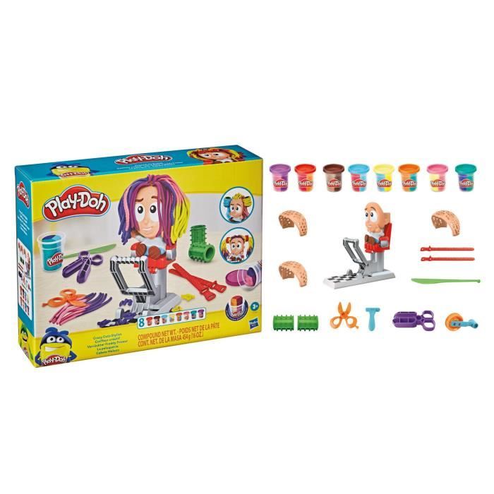 Play-Doh Peppa Pig Stylin Ensemble de 9 boîtes de pâte à modeler non  toxiques et 11 accessoires, jouet Peppa Pig pour enfants de 3 ans et plus :  : Jeux et Jouets